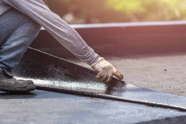 Professional Exterior Waterproofing technician working in Columbia, PA